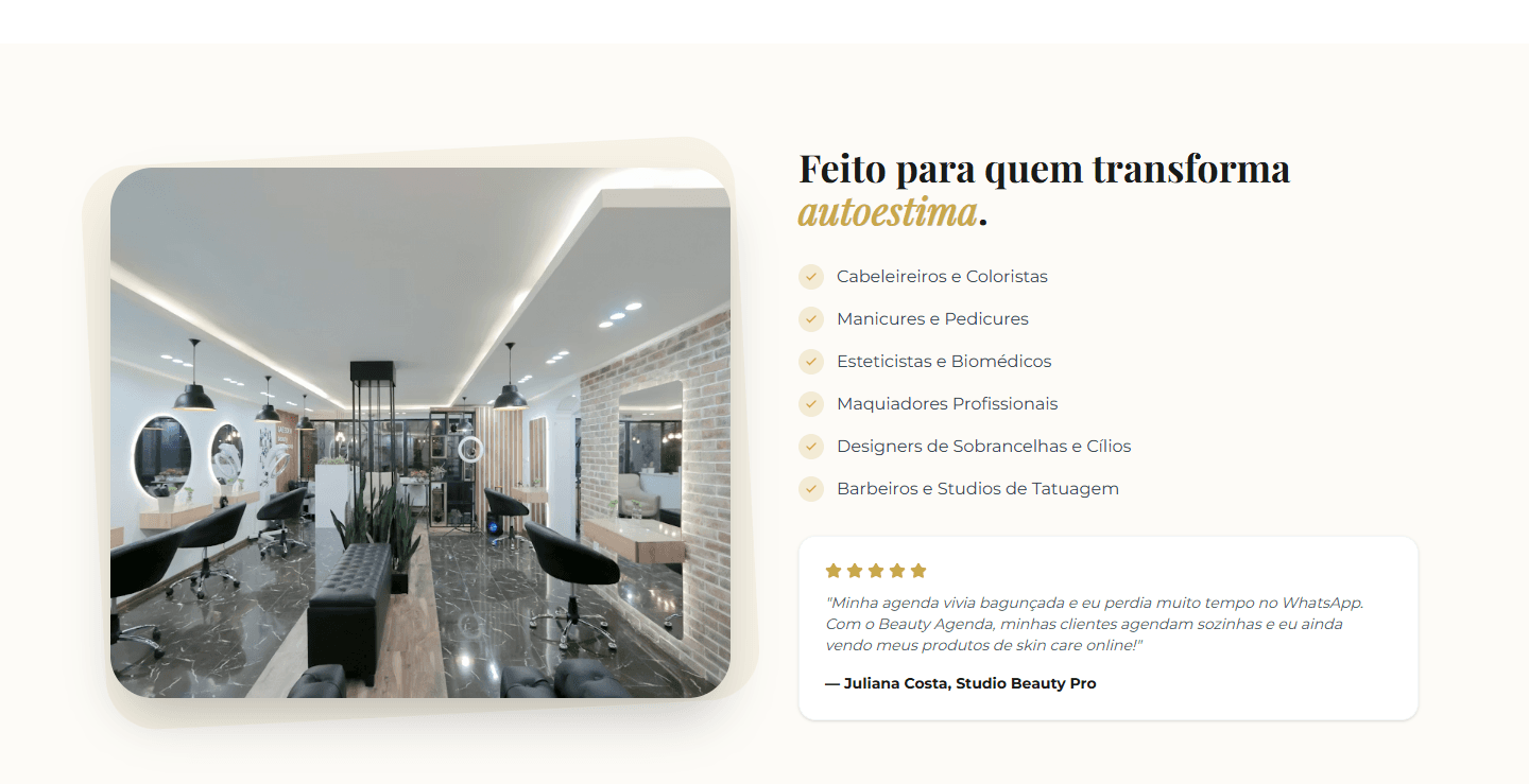 Preview do Beauty Agenda